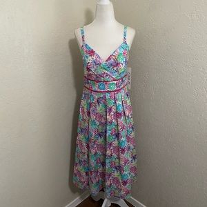 Chetta B Pineapple Print Dress